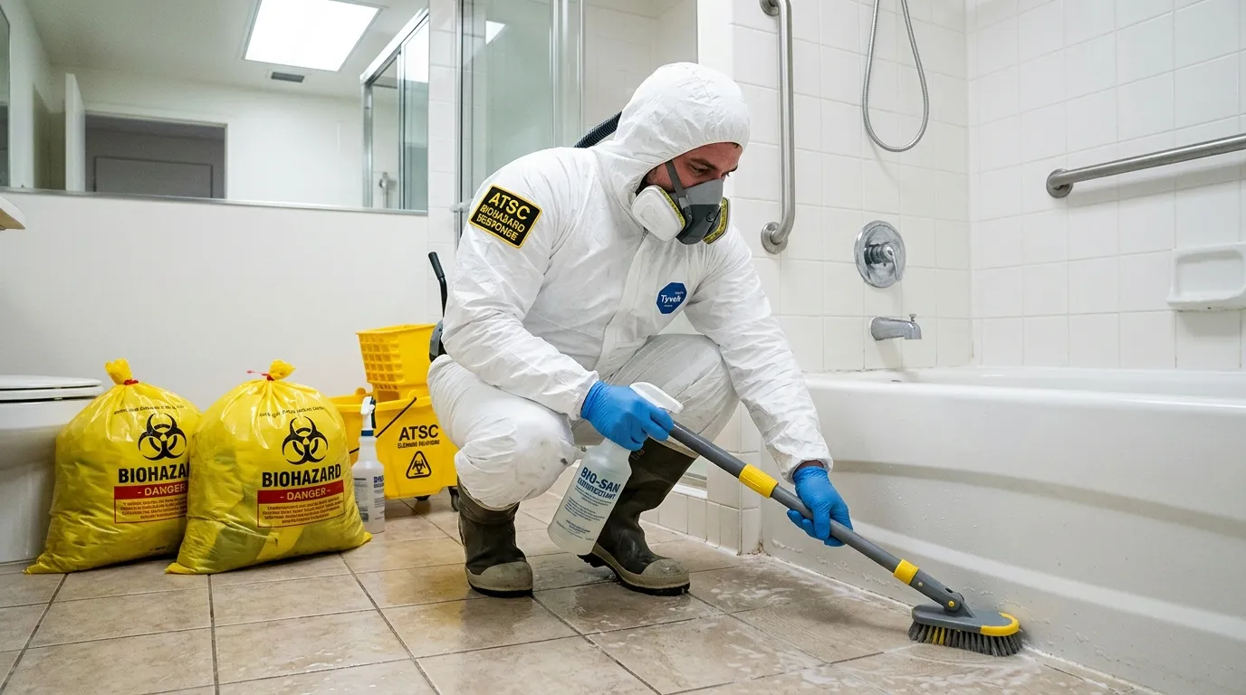 Decontamination equipment deployed for Blood Cleanup in Salinas